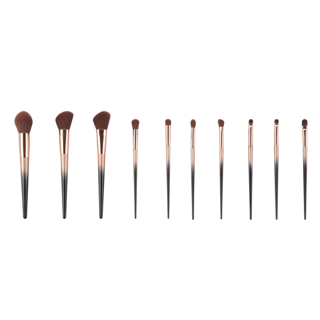 5 sets of plastics makeup brushes_Airmei