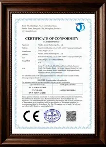 CE Conformity Certificate