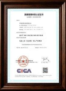 CICA ISO 9001 Certification