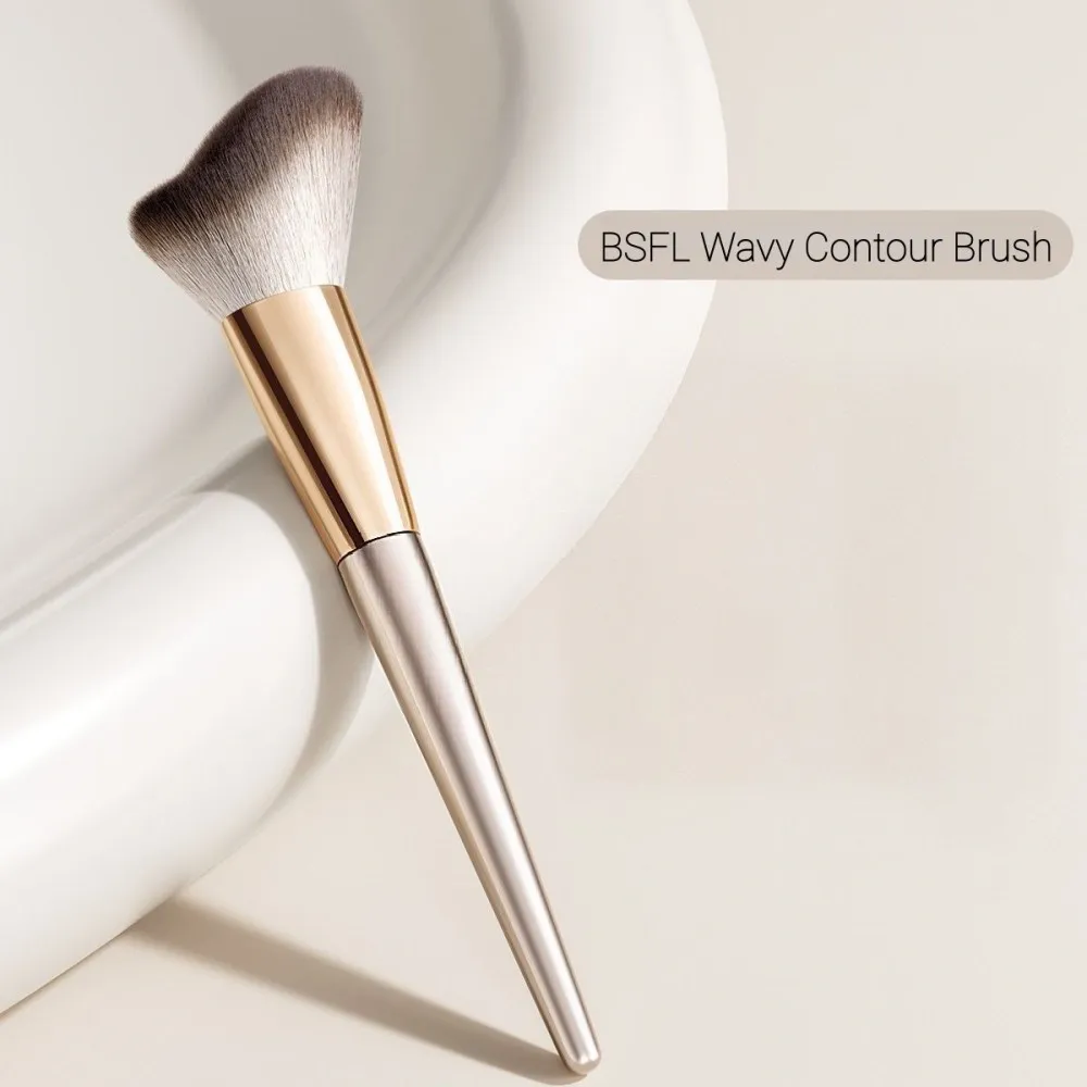 Wavy Contour Brush (Gold Handle) | BSFL