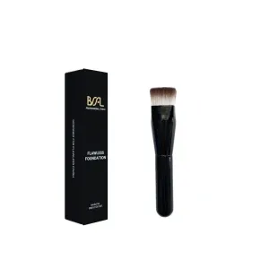 BSFL 4D Precision Master foundation brush with professional minimalist black packaging box.