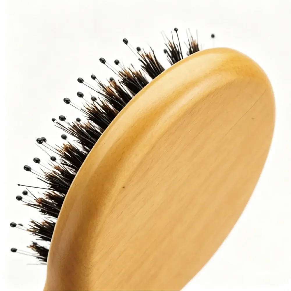 BSFL Kids Boar Bristle Air Cushion Hairbrush
